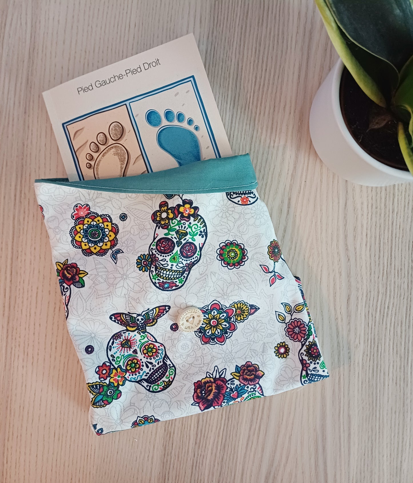 Pochette à livre - fermeture à rabat