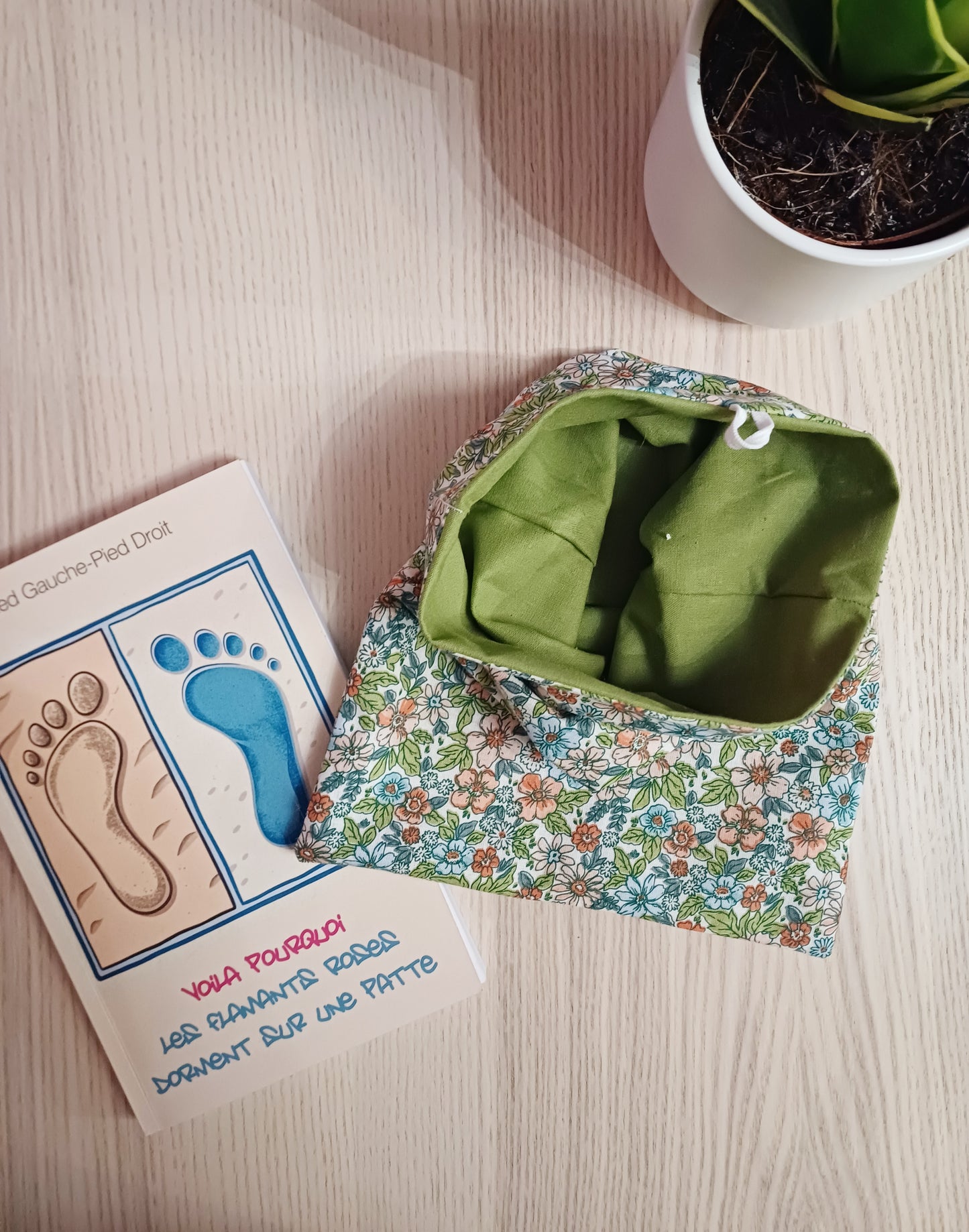 Pochette à livre - fermeture à rabat
