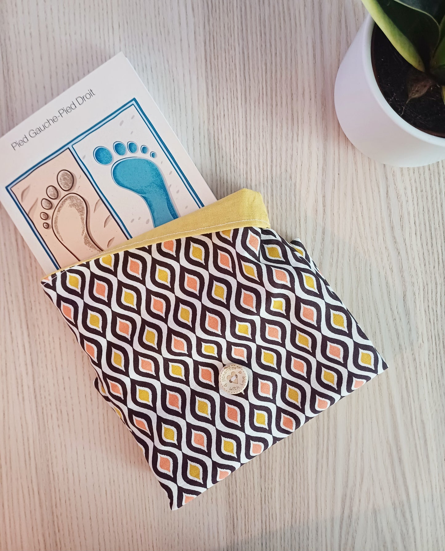 Pochette à livre - fermeture à rabat