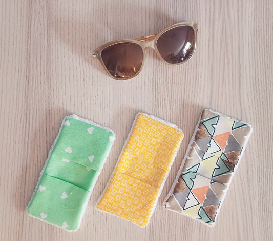Lot de 3 essuies-lunettes