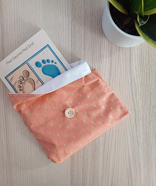 Pochette à livre - fermeture à rabat